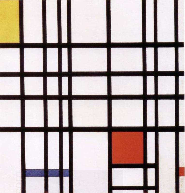 Piet Mondrian Conformation with red yellow blue